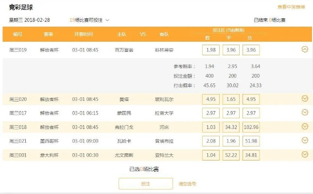 今晚欧洲杯竞猜投注结果 分析比赛赔率和投注建议